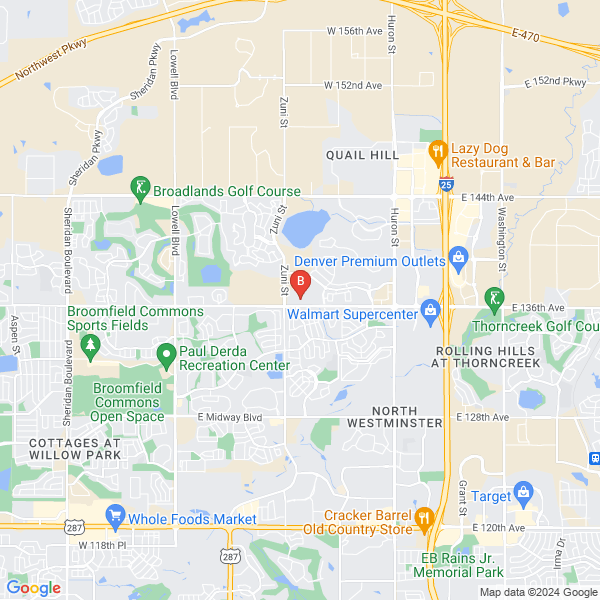 MyAffordableHealth.Care location map: 2205 W 136th Ave, Broomfield, Colorado